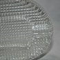 Comoy's of London Clear Crystal Heavy Glass Ashtray made in Italy