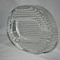 Comoy's of London Clear Crystal Heavy Glass Ashtray made in Italy