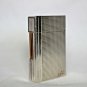 S.T. DUPONT GATSBY LIGHTER IN SILVER & GOLD PLATE DIAMOND HEAD DESIGN