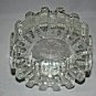Modern Heavy Glass Sprocket Ashtray Measures 4.75" x 2 " H Free Shipping USA