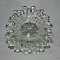 Modern Heavy Glass Sprocket Ashtray Measures 4.75" x 2 " H Free Shipping USA
