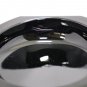 Tondo Doni Black Crystal Ashtray Measures 6.5" W by 2" H Free Shipping in USA