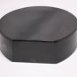 Tondo Doni Black Crystal Ashtray Measures 6.5" W by 2" H Free Shipping in USA