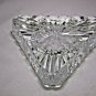Heavy Glass Ashtray Measures 7.5" FREE SHIPPING IN USA