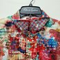 Robert Graham Utopia Spectacular Watercolor Print Circular Embroidered 2XL