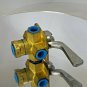 Teledyne 3-Way Selector Valve Brass 3/8 " FIP