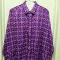Robert Graham - Purple Long Sleeve Men's Medium Button Down Classic Fit