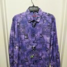 Robert Graham - Purple Colorful Long Sleeve - Men's Medium Button Down Classic Robert Graham - Purple Colorful Long Sleeve - Men's Medium Button Down Classic