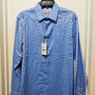 Robert Graham - Colorful Long Sleeve Blue Men's Medium Button Down Classic Fit
