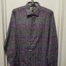 Robert Graham - Colorful Long Sleeve Men's Medium Button Down Classic Fit Robert Graham - Colorful Long Sleeve Men's Medium Button Down Classic Fit