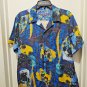 Robert Graham - Blue Short Sleeve - Men's Medium Button Down Classic Fit