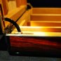 Macassar Ebony Travel Humidor with Zippered Carrying Case NIB