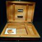 Macassar Ebony Travel Humidor with Zippered Carrying Case NIB