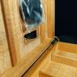 Macassar Ebony Travel Humidor with Zippered Carrying Case NIB
