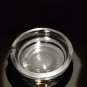 Heavy Glass Ashtray Measures 6.25" Diameter x 2.75" H  Weighs 4.12 pounds