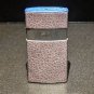 Brizard and Co Blue Ostrich and Grey Leather  Case, Cutter and Lighter Combo