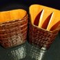 Brizard and Co Brown Caiman Alligator Case , Cutter & Lighter. NIB Made in USA