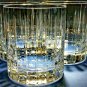 Faberge Atelier Crystal Collection Old Fashion Glasses set of 4 NIB