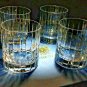Faberge Atelier Crystal Collection Old Fashion Glasses set of 4 NIB