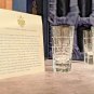 Faberge Metropolitan Crystal Shot Glasses set of 6 NIB