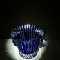 Cobalt Blue  & Clear Cut Ice Bucket