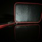 Brizard and Co. - Havana Traveler - Black Python Pattern And Red Leather NIB USA