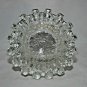 Modern Heavy Glass Sprocket  Ashtray Measures 4.75" x 2 " H
