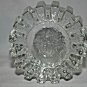 Modern Heavy Glass Sprocket  Ashtray Measures 4.75" x 2 " H