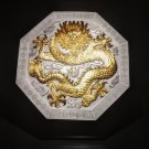 Royal Selangor Oriental Collection Pewter & Gold Dragon Plaque Asian art