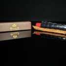 Brizard and Co Genuine Caiman Black and Racing Red  cigar tube holder