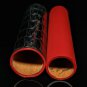 Brizard and Co Genuine Caiman Black and Racing Red  cigar tube holder