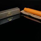 Brizard and Co Racing Orange Leather  cigar tube holder