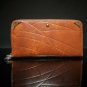 ST Dupont Shoot the Moon Zip-Around Wallet  Brown