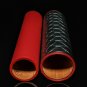 Brizard and Co Black  Python Pattern and Red Leather cigar tube holder