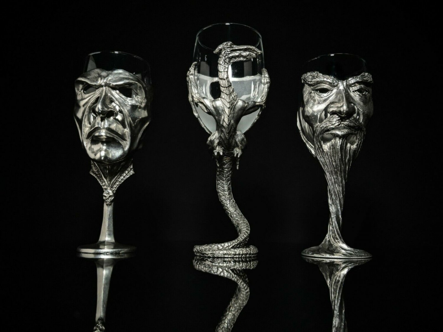 royal selangor pewter lord of rings glasses