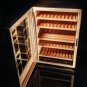 elie bleu macassar ebony wood cabinet humidor nib