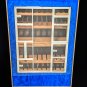 Elie Bleu Classic Madrona Blue Burl with White Edges Cabinet