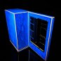 Elie Bleu Classic Madrona Blue Burl with White Edges Cabinet