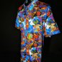 Robert Graham Colorful Skull Short Sleeve Sport Shirt 2XLT