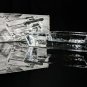 Heavy clear cigar ashtray NIB. Measures 7.5" L x 3.5" W x 1.5" H