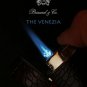 Brizard and Co. - Venezia Lighter - Genuine Black Caiman NIB