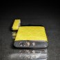 Brizard and Co Ostrich Matcha Green Venezia " Fountain Flame Pocket Lighter NIB