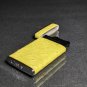 Brizard and Co Ostrich Matcha Green Venezia " Fountain Flame Pocket Lighter NIB