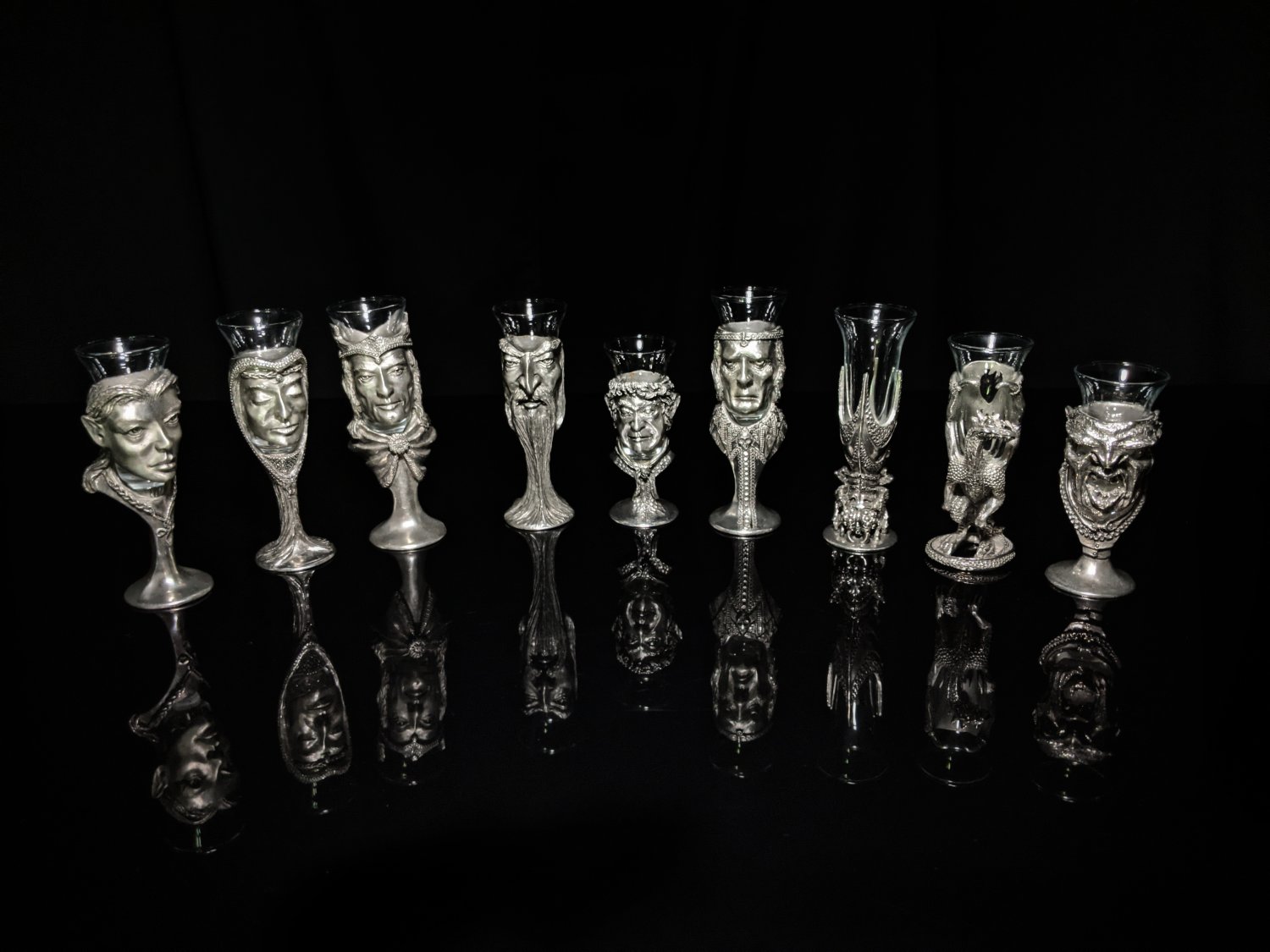 Kollea Verre à Shot Personnalisé, 4 Pièces Verre Whisky Cristal, Verre