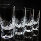 Faberge Clear Cut Crystal Shot Glasses