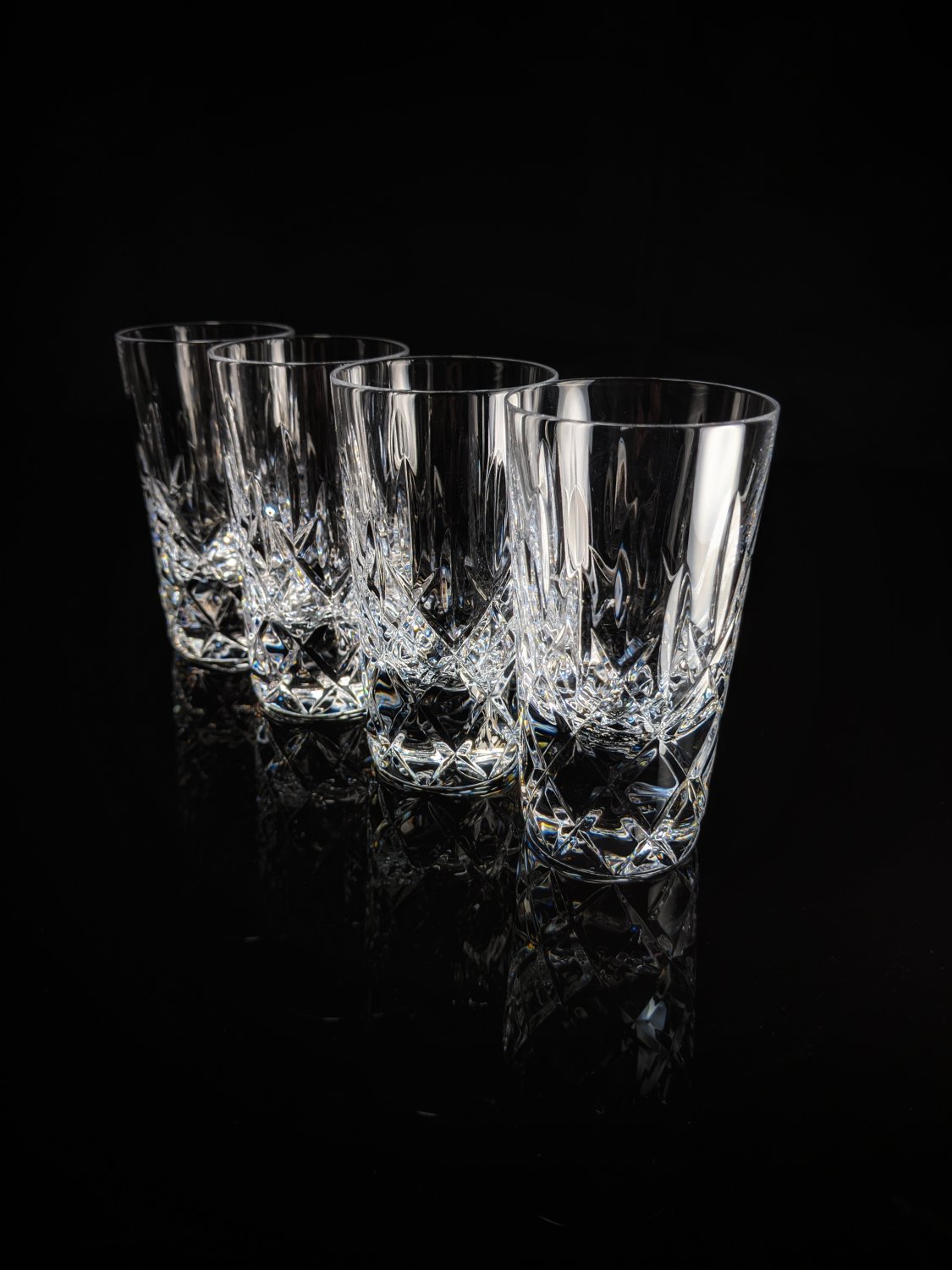 Faberge Crystal Clear Vodka Shot Glasses