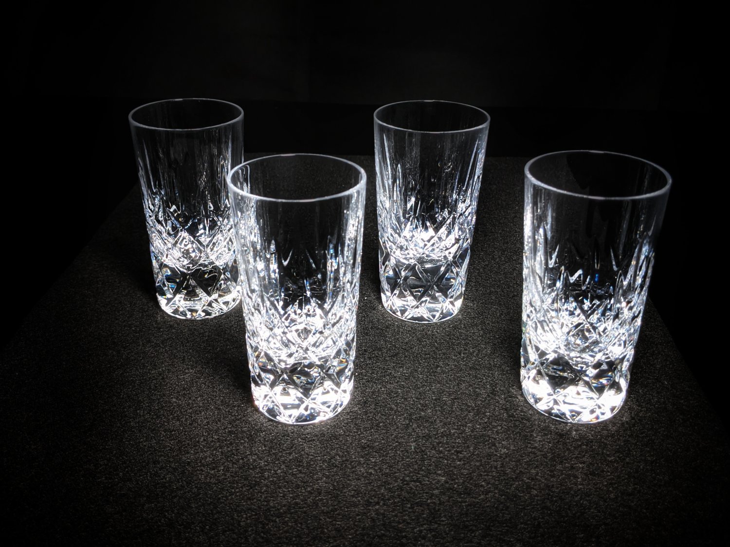 Faberge Crystal Clear Vodka Shot Glasses