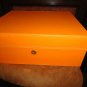 Brizard and Co Airflow Humidor in Racing Orange Leather 60 / 70. NIB