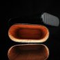 Brizard and Co Black Lizard Pattern  Leather cigar case