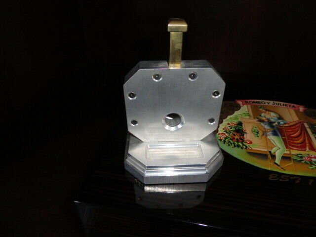 table top cigar cutter custom machined aluminum